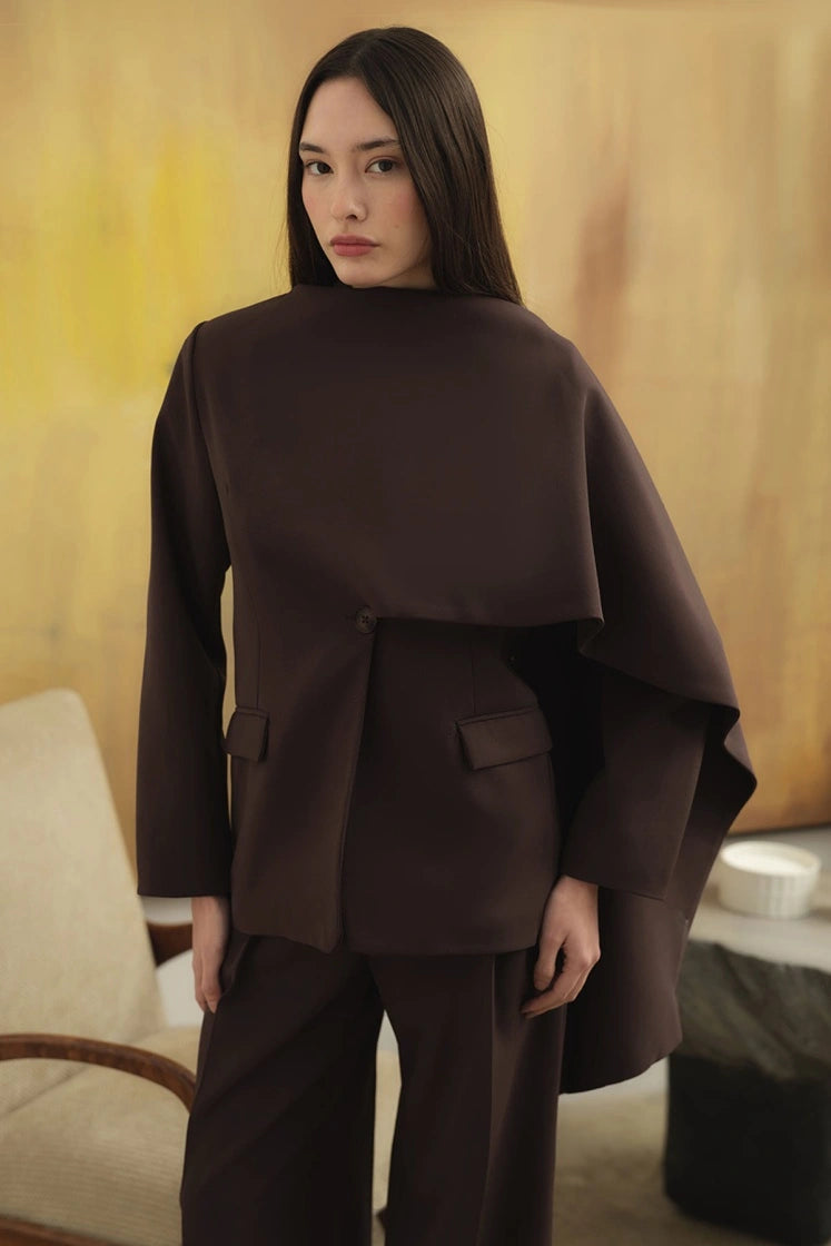 Yara Blazer mit Schalkragen