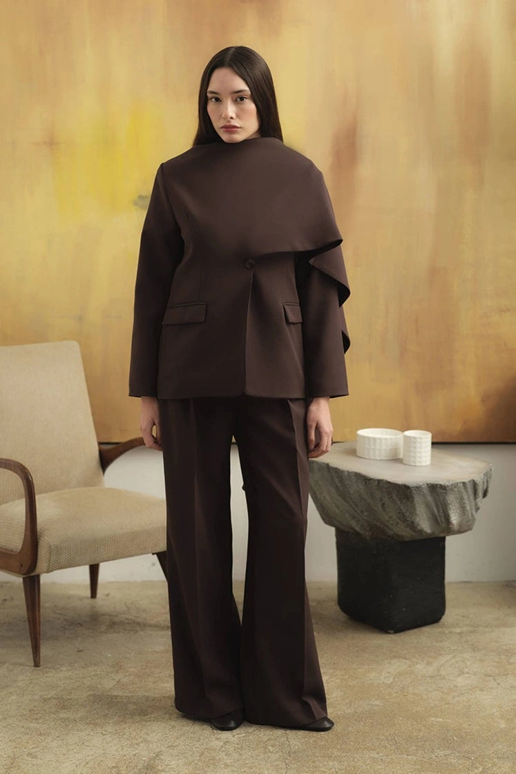 Yara Blazer mit Schalkragen