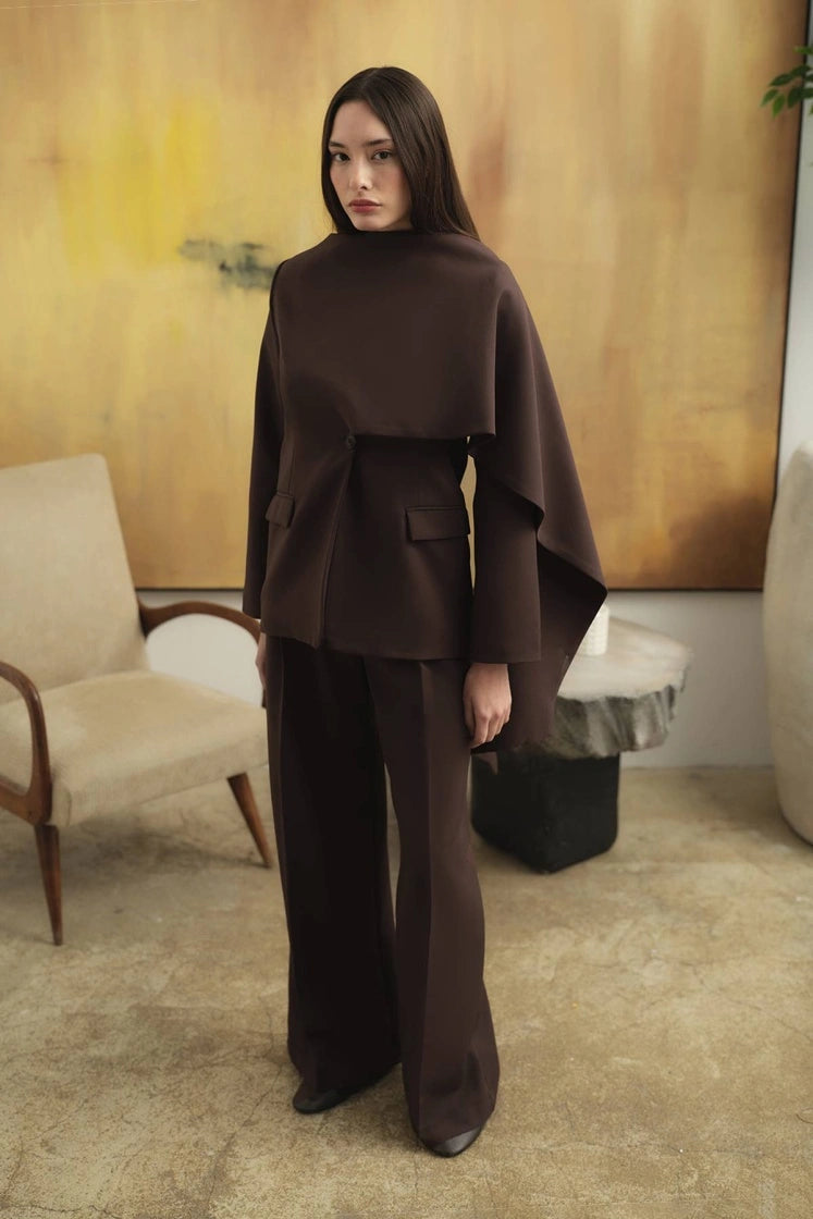 Yara Blazer mit Schalkragen