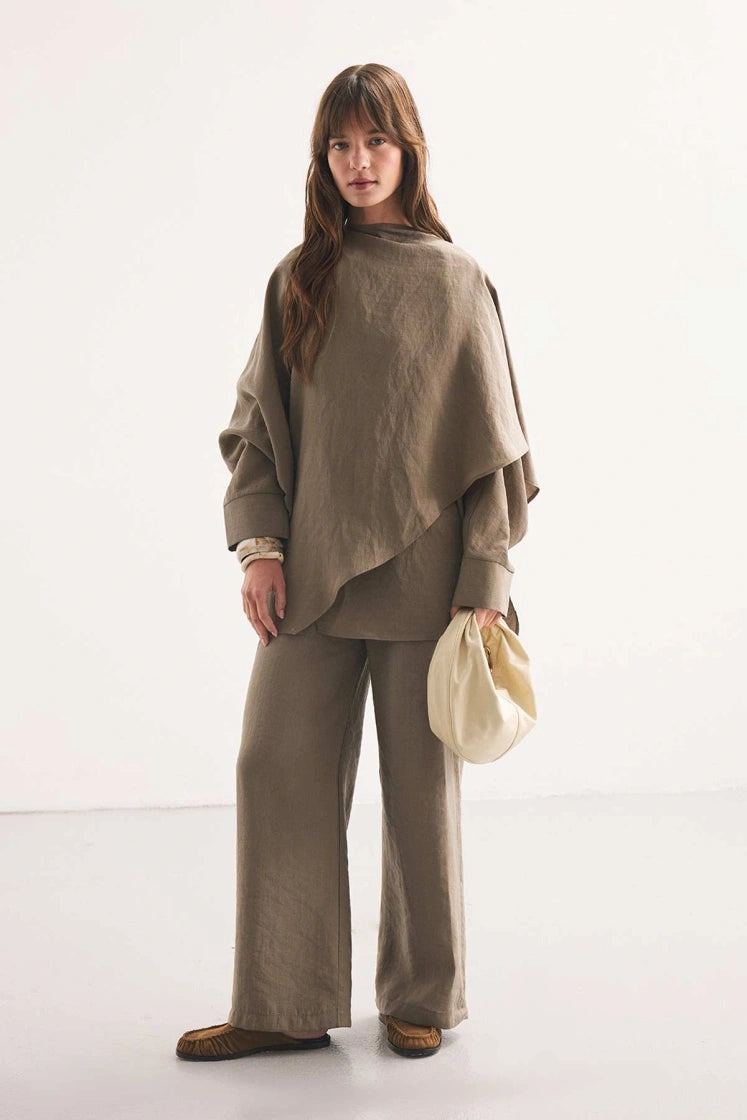 Sarina Set mit Fledermausärmel & Cape