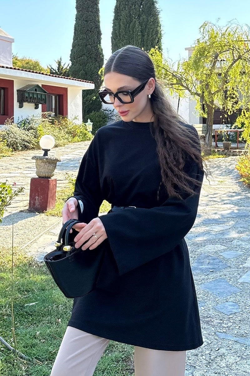 Nora Basic Oversized Long Shirt