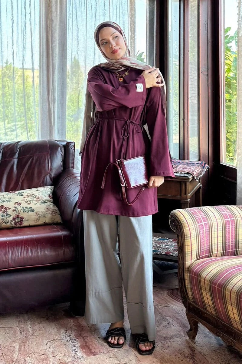 Nora Basic Oversized Long Shirt