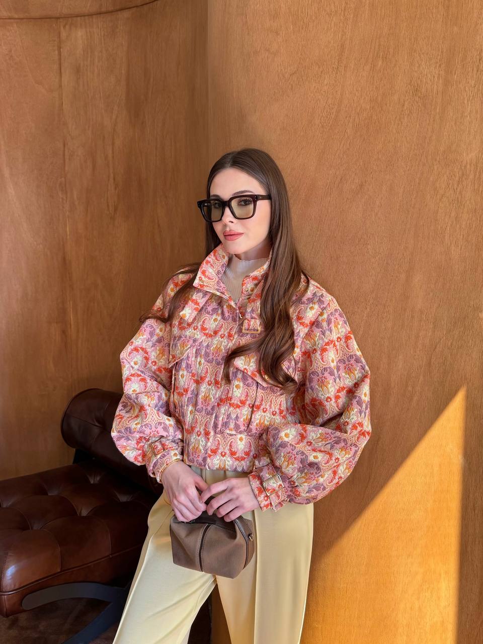 Soraya Jaquard Bomber Jacke