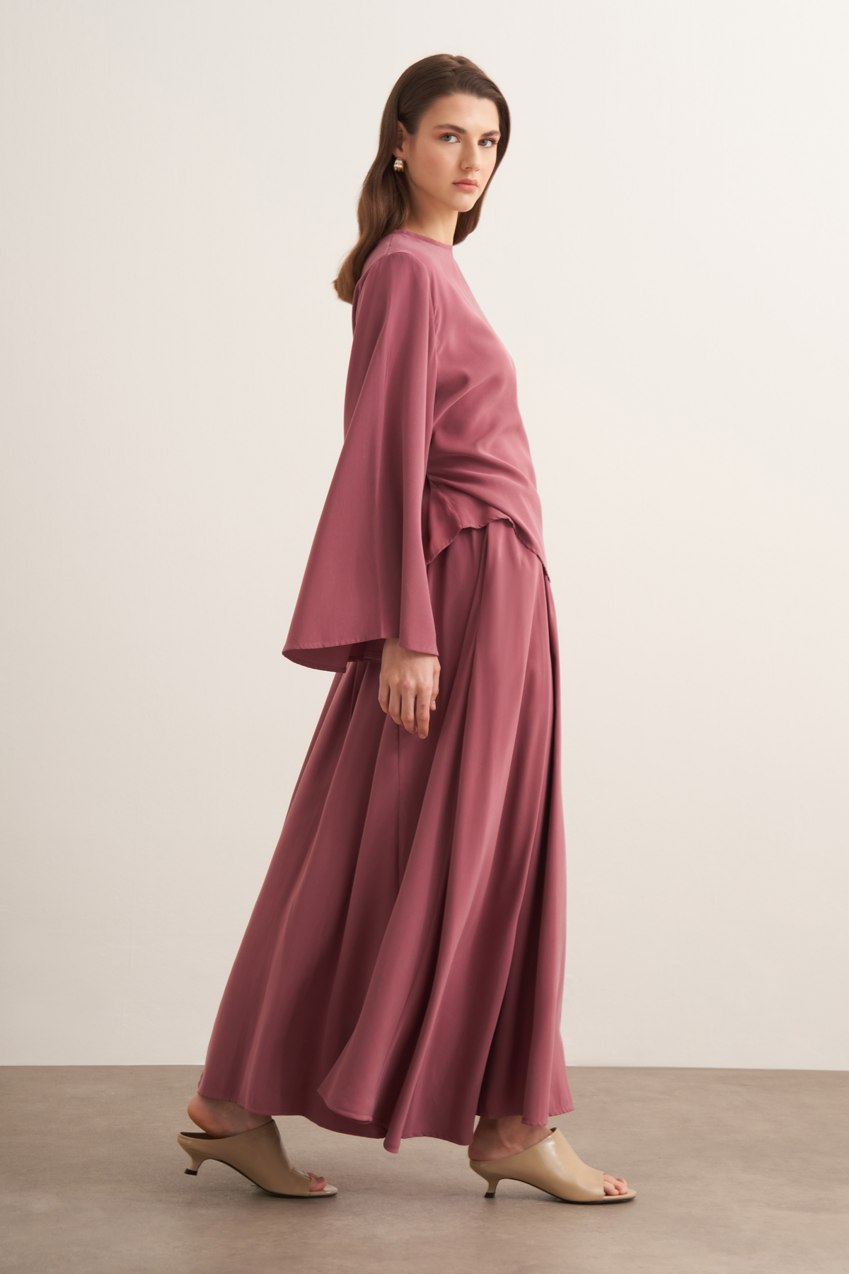 MOdest Damen Set elegant mit Maxi Rock