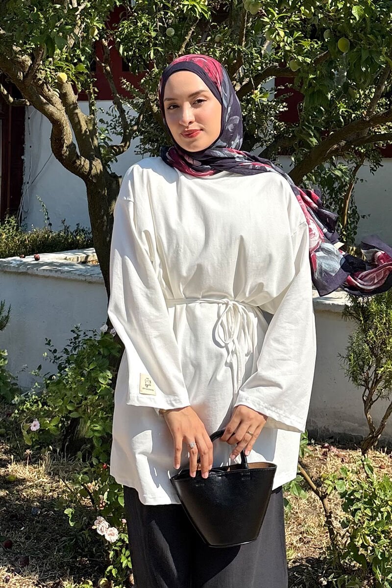 Nora Basic Oversized Long Shirt