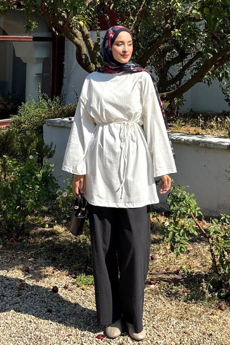 Nora Basic Oversized Long Shirt