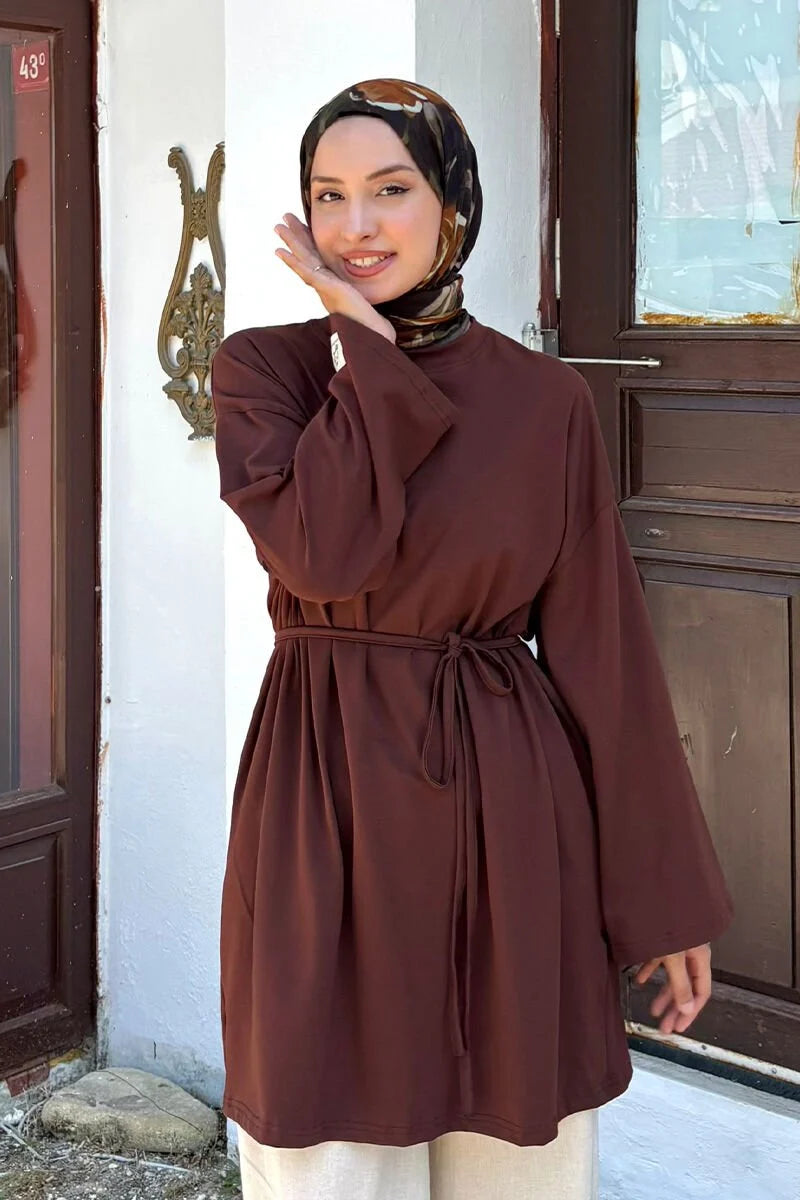Nora Basic Oversized Long Shirt