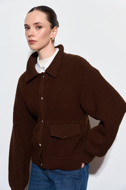 Talia Cable Knit Cardigan