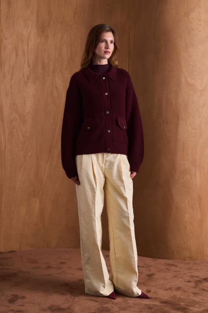 Talia Cable Knit Cardigan