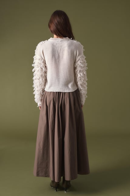 Lyra Cardigan Fringe Knit