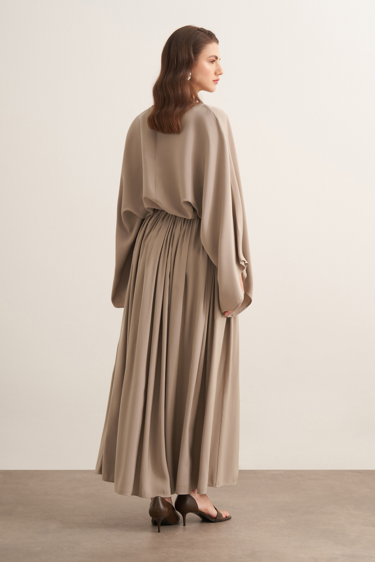 Modes Set Damen Elegant cupro Maxi Rock