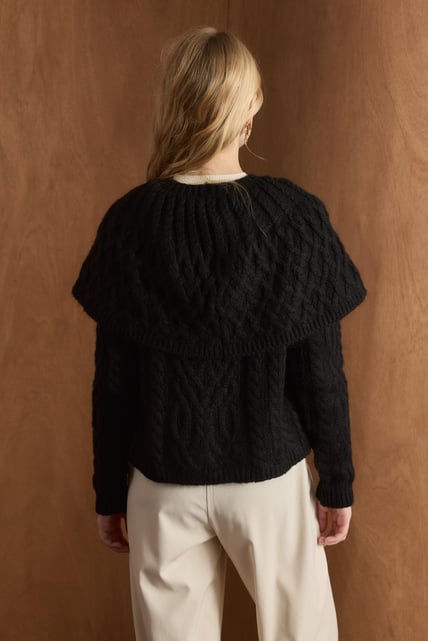Adele Strickcardigan mit Schleifendetail
