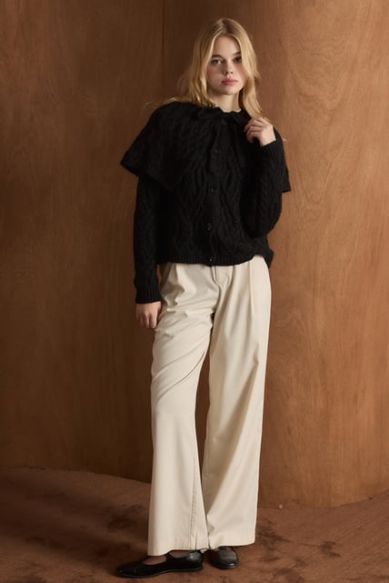 Adele Strickcardigan mit Schleifendetail