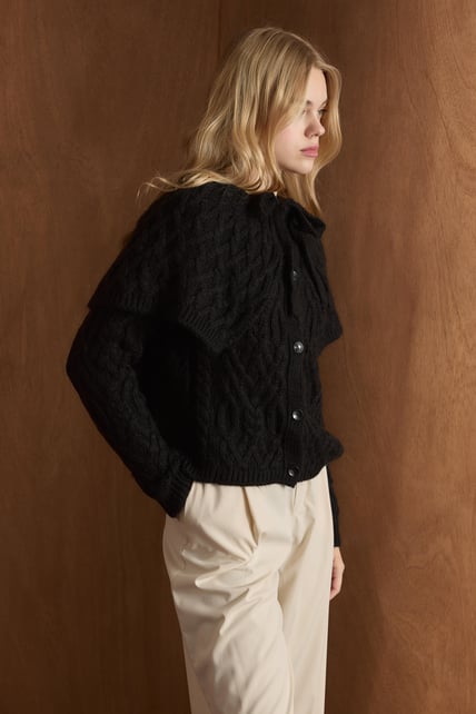 Adele Strickcardigan mit Schleifendetail