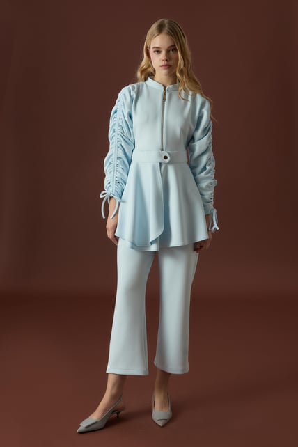 Lina Zweiteiler Scuba Set mit Tunnelärmeln