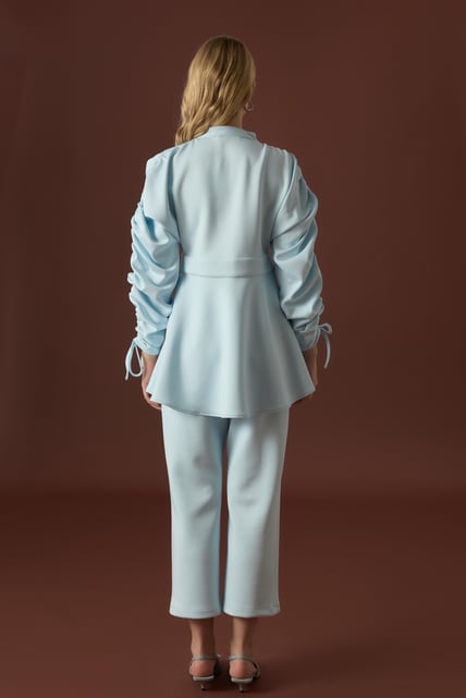 Lina Zweiteiler Scuba Set mit Tunnelärmeln