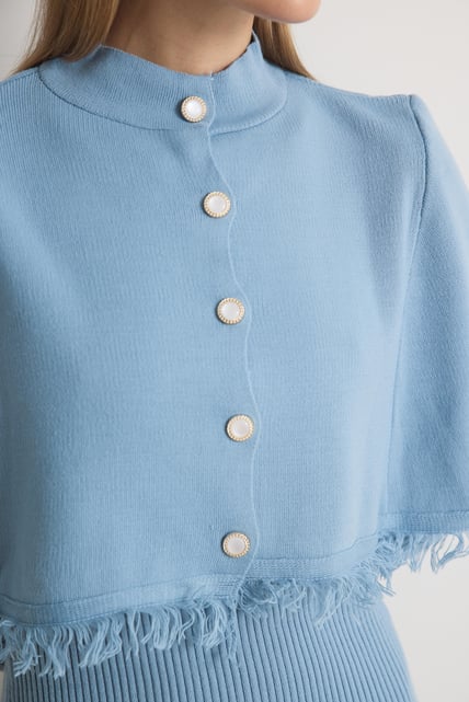 Zara Strickkleid mit Cape