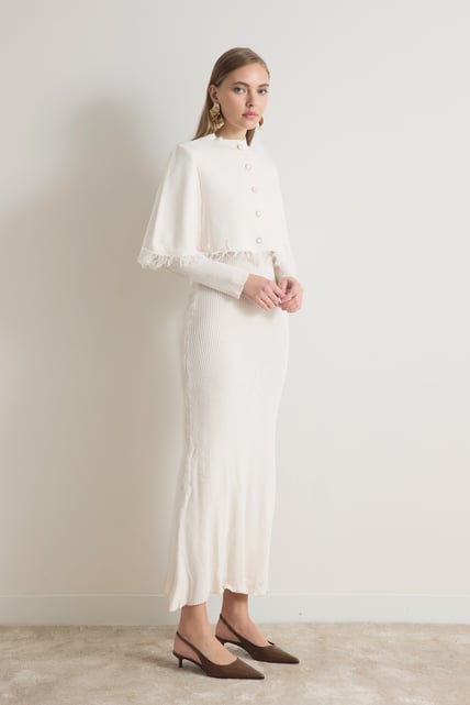 Zara Strickkleid mit Cape